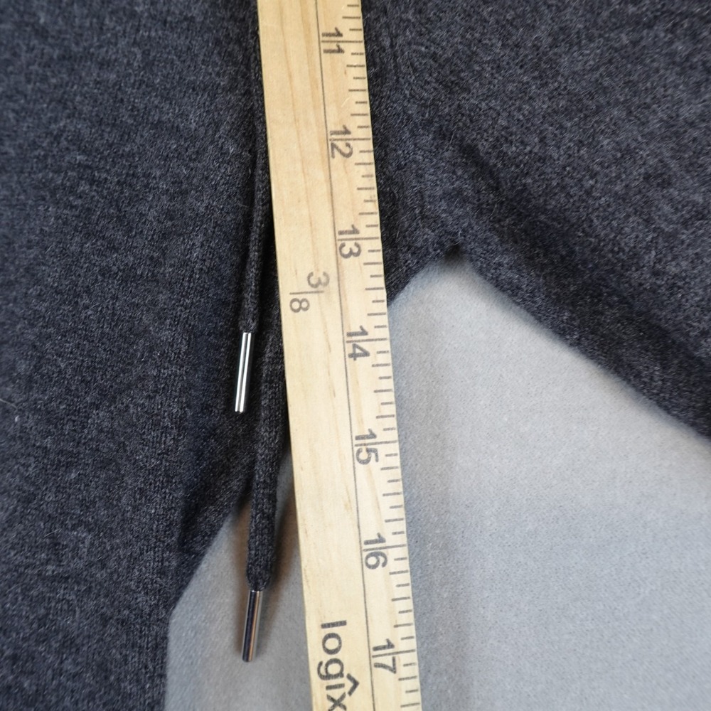 NWT Quince Mongolian Cashmere Pants Women Straight Leg Heather Charcoal Medium - Picture 4 of 10